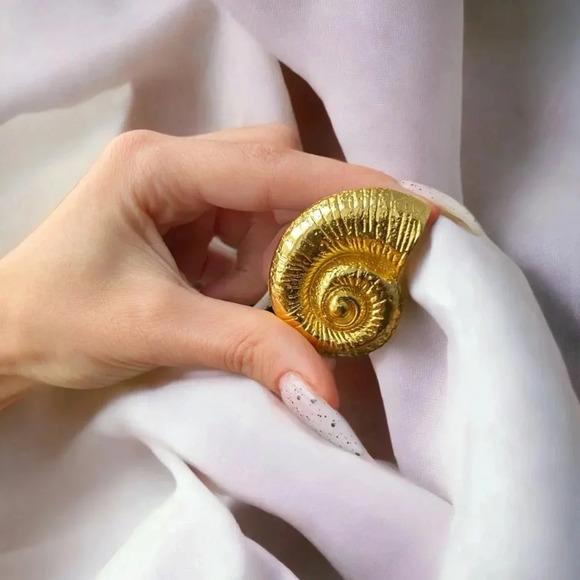 Zara Golden Silver Seashell Earrings - Picture 14 of 16